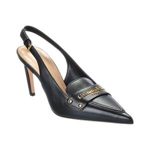 Dior Boy Leather Slingback Pump, Black